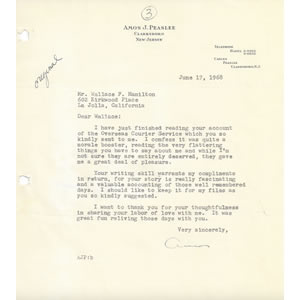 Peaslee Letter June 17 1968